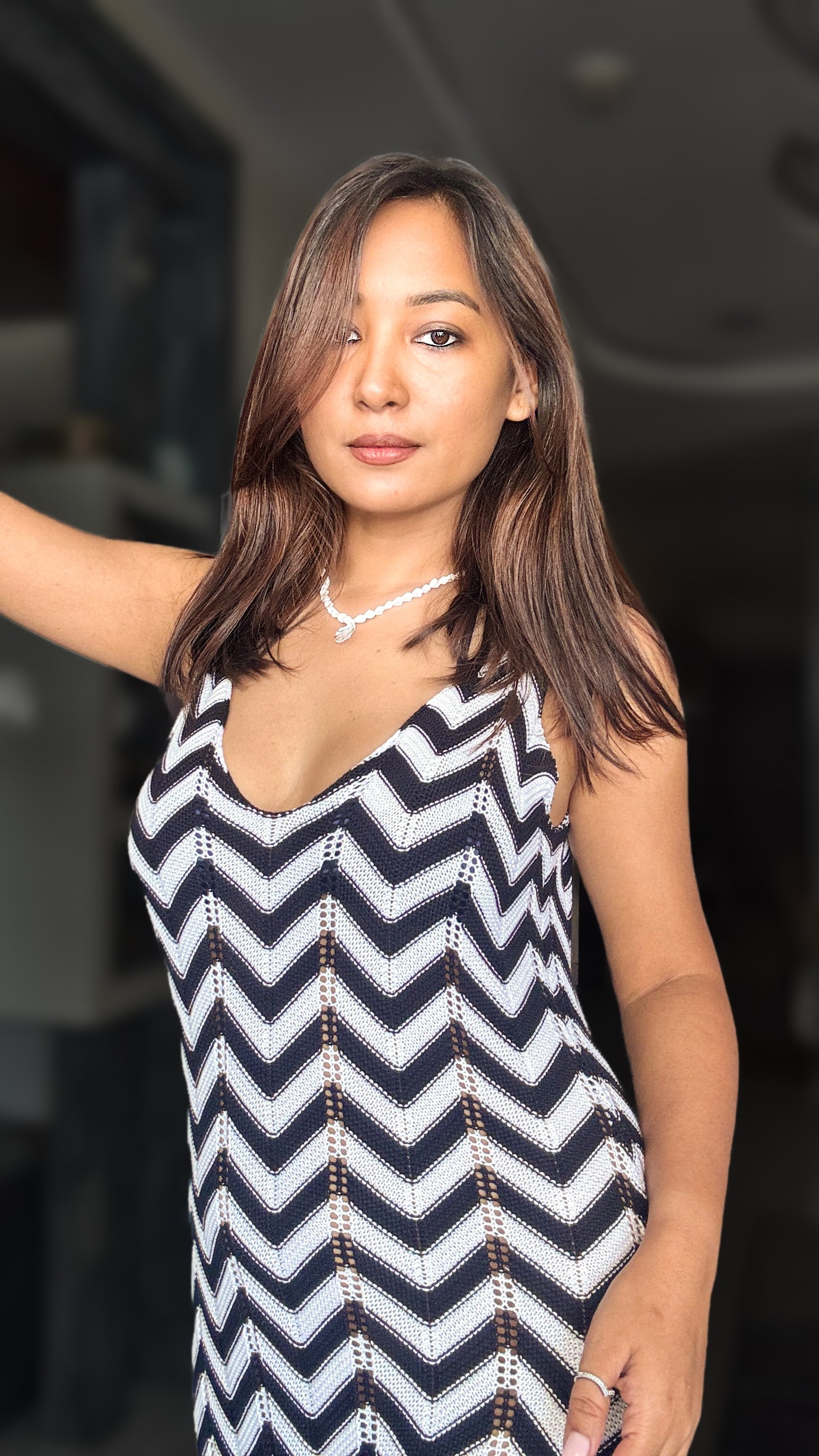 Stormy Stripes Dress