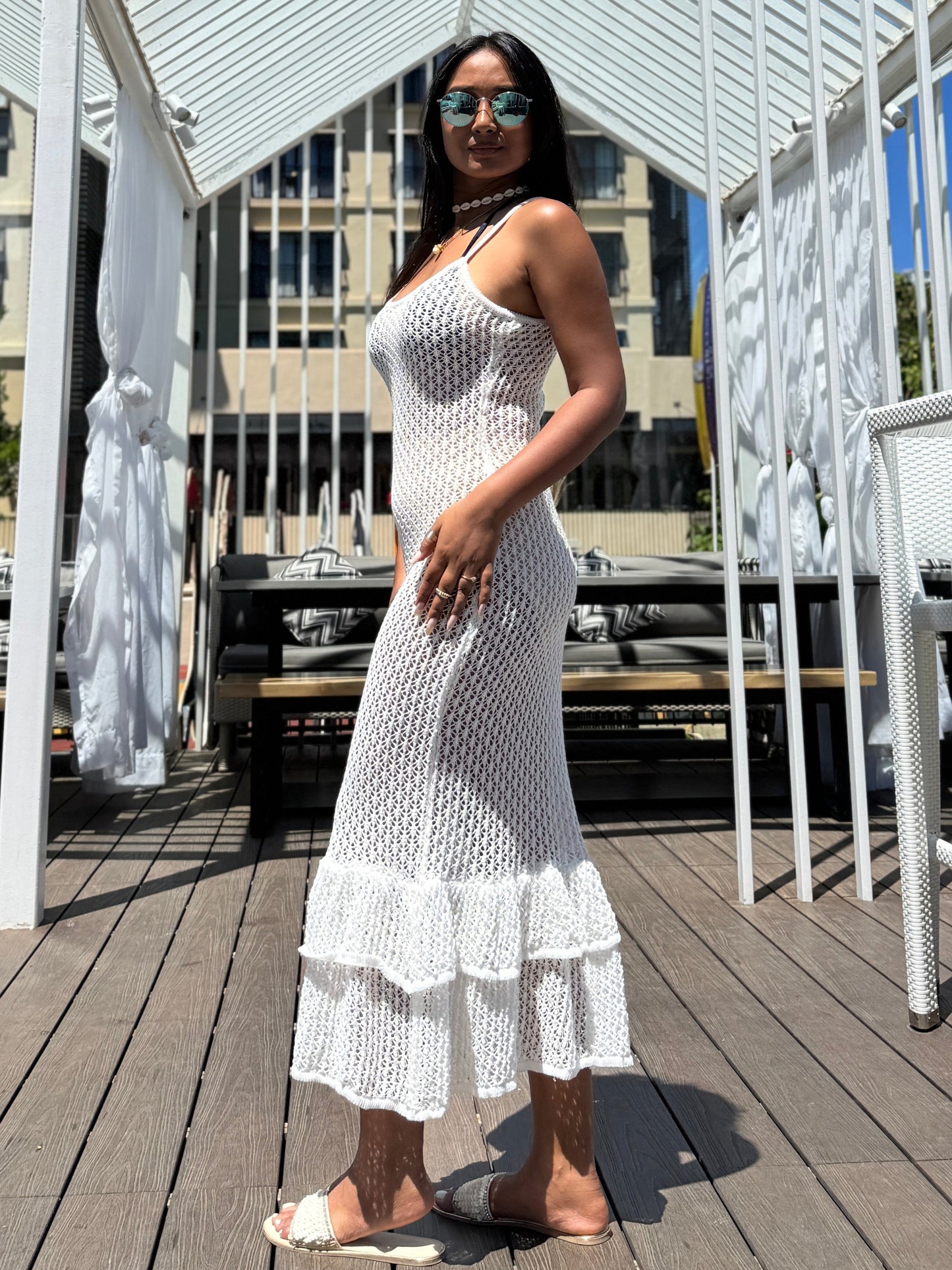 Ripple Romance Knitted Dress