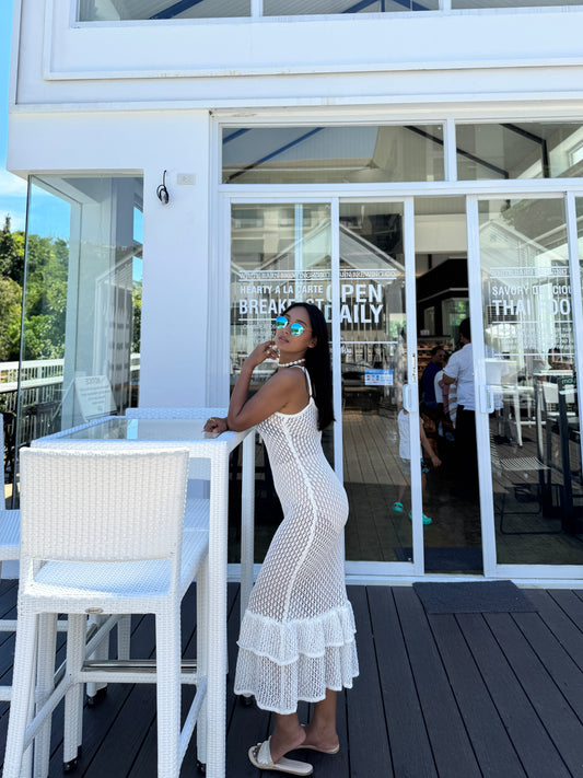 Ripple Romance Knitted Dress