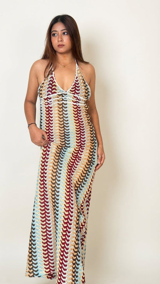 Sunset Shuffle Crochet Dress