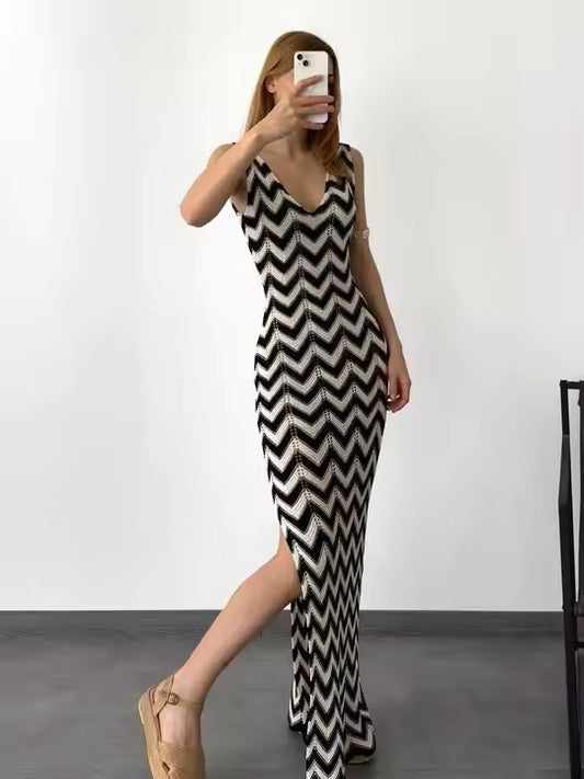 Stormy Stripes Dress