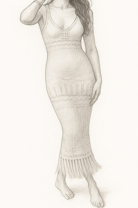 Cloud Nine Crochet Dress