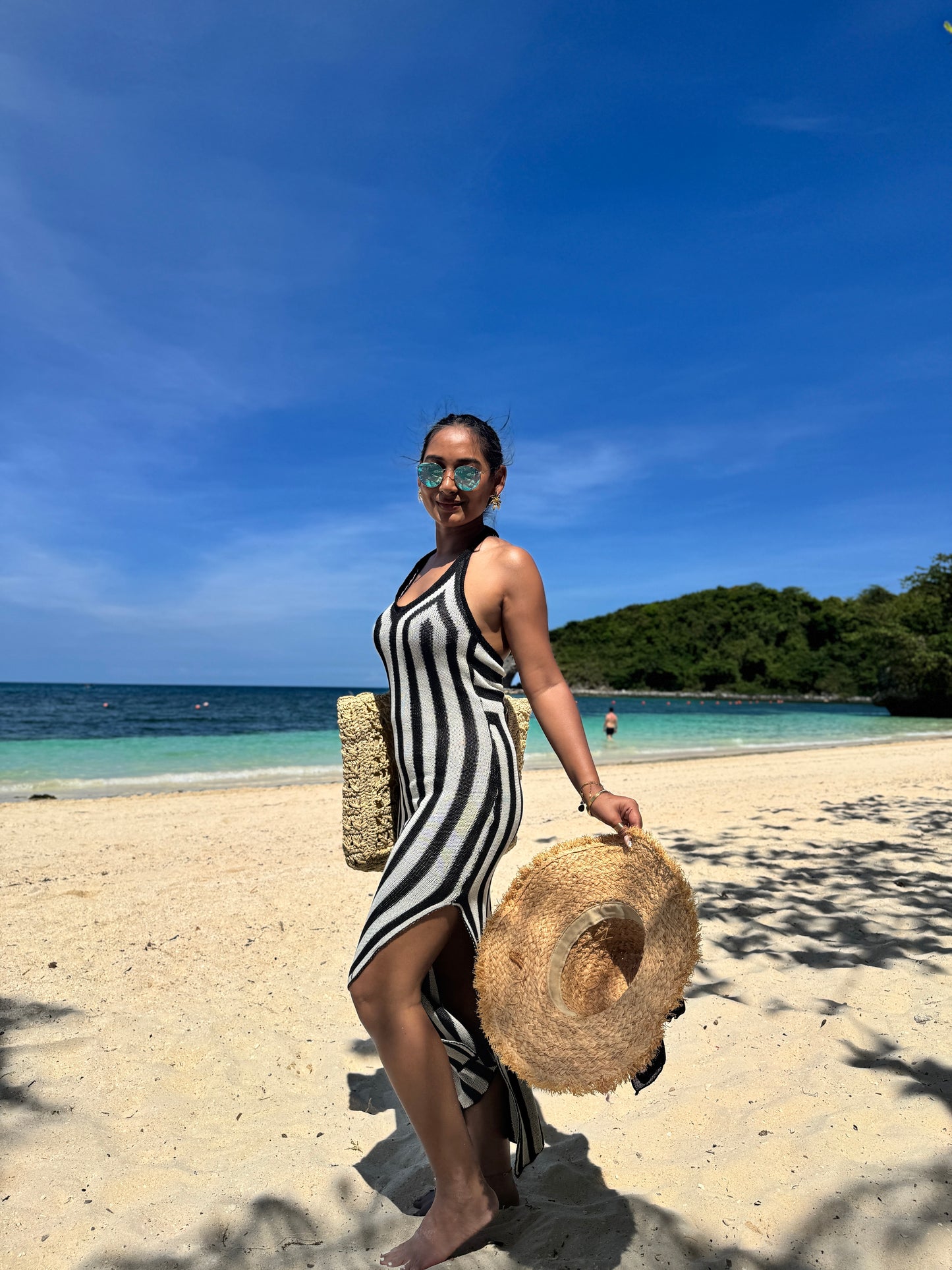 Tropic Lines Crochet Dress