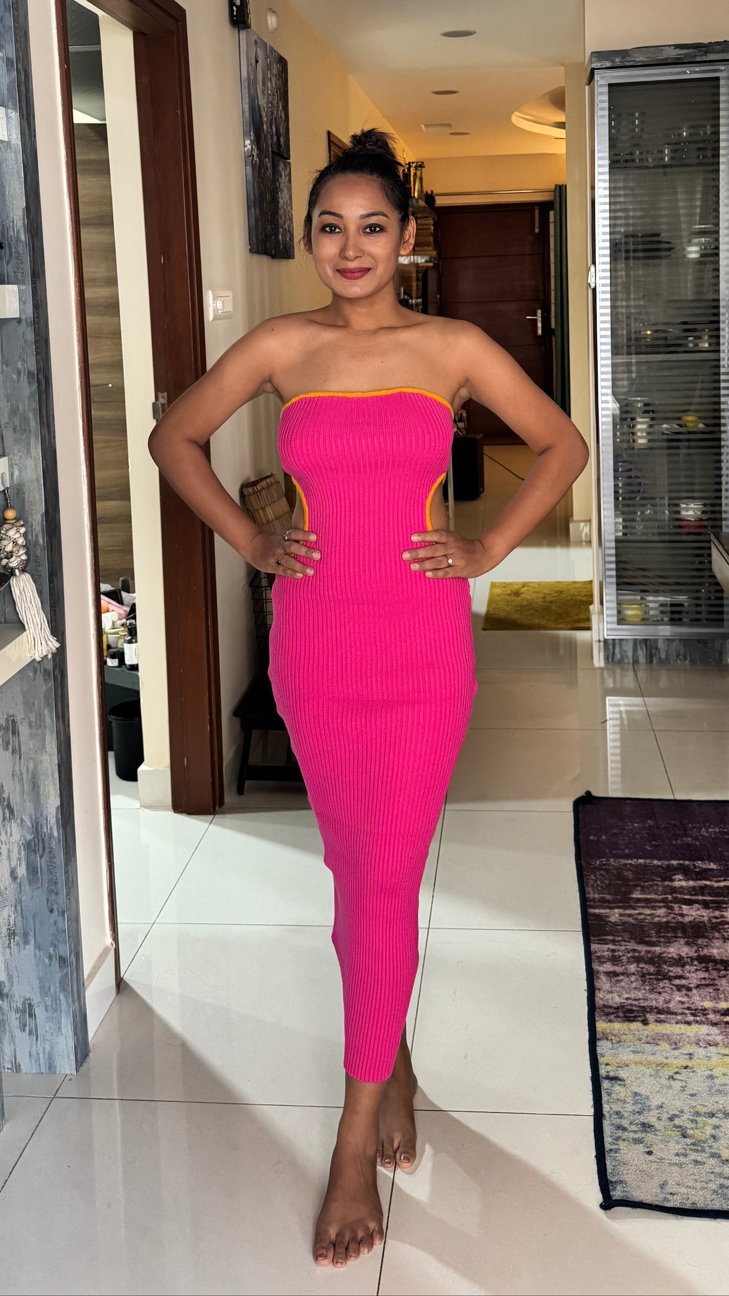 Blush Bloom Maxi Dress