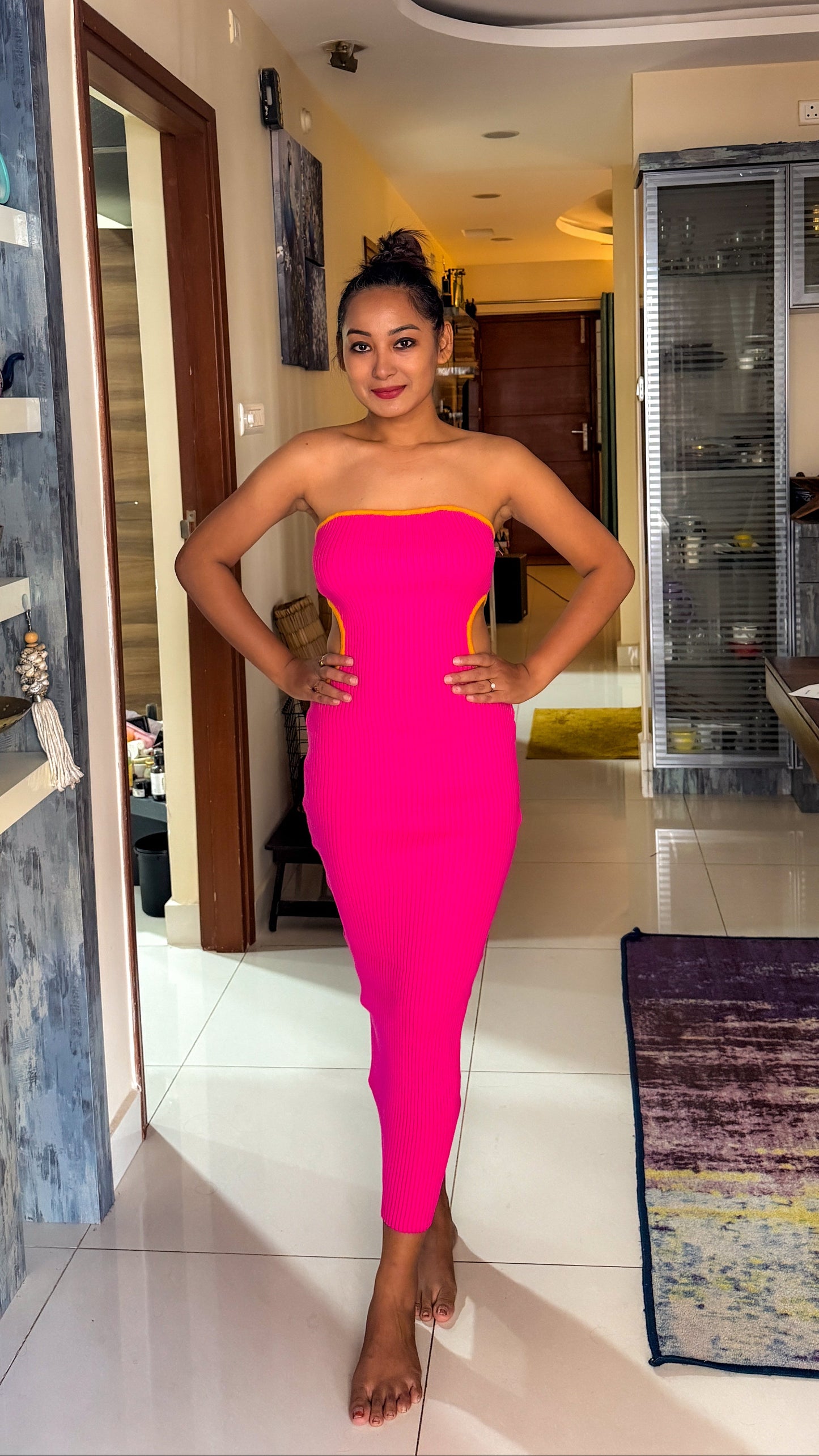 Blush Bloom Maxi Dress