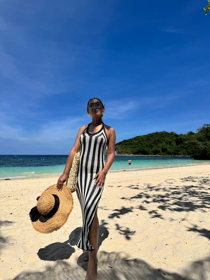 Tropic Lines Crochet Dress