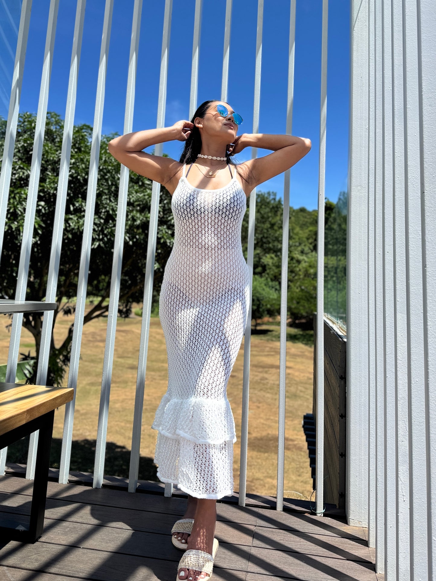 Ripple Romance Knitted Dress