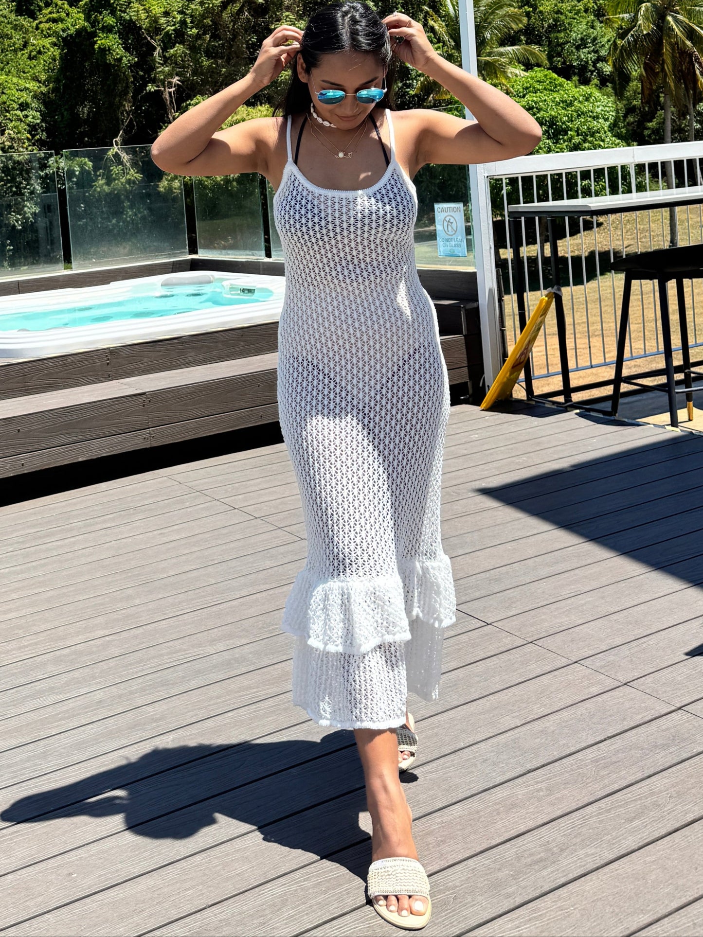 Ripple Romance Knitted Dress