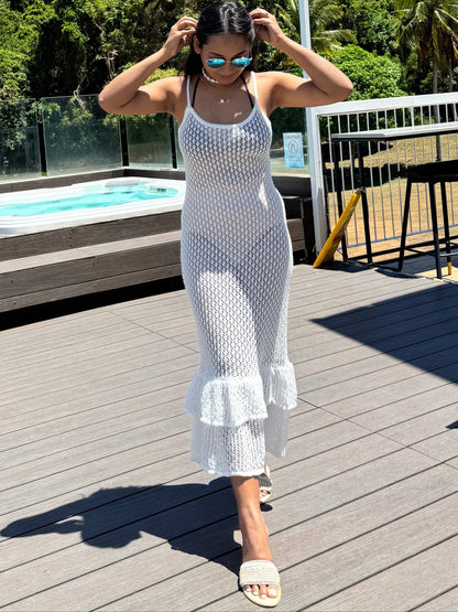 Ripple Romance Knitted Dress