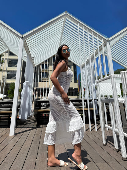 Ripple Romance Knitted Dress