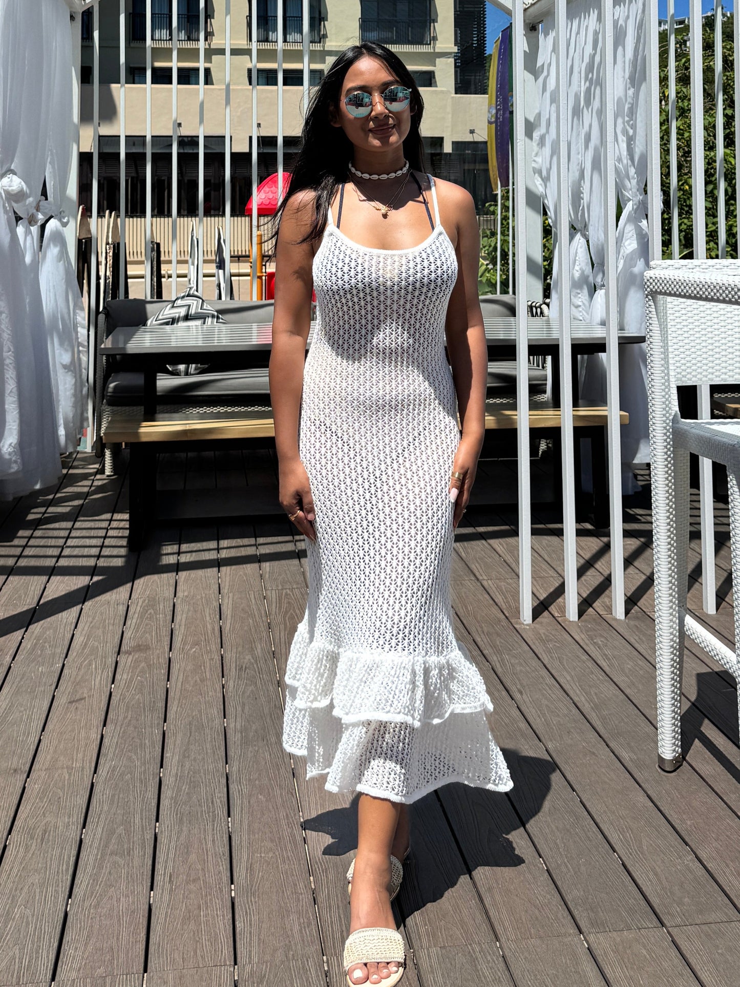 Ripple Romance Knitted Dress