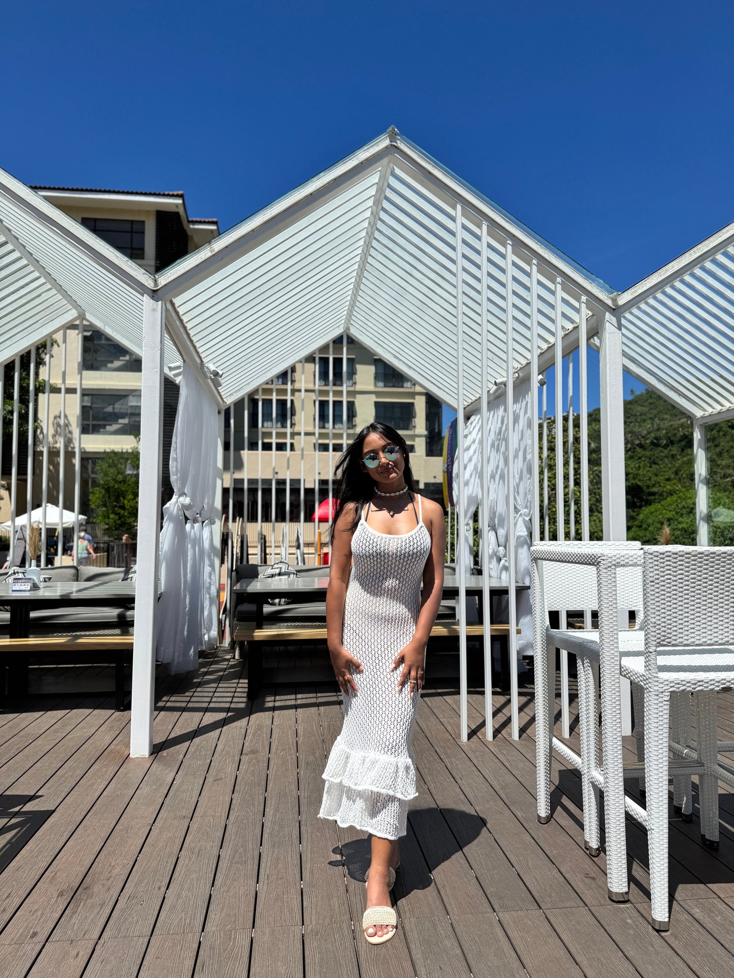 Ripple Romance Knitted Dress