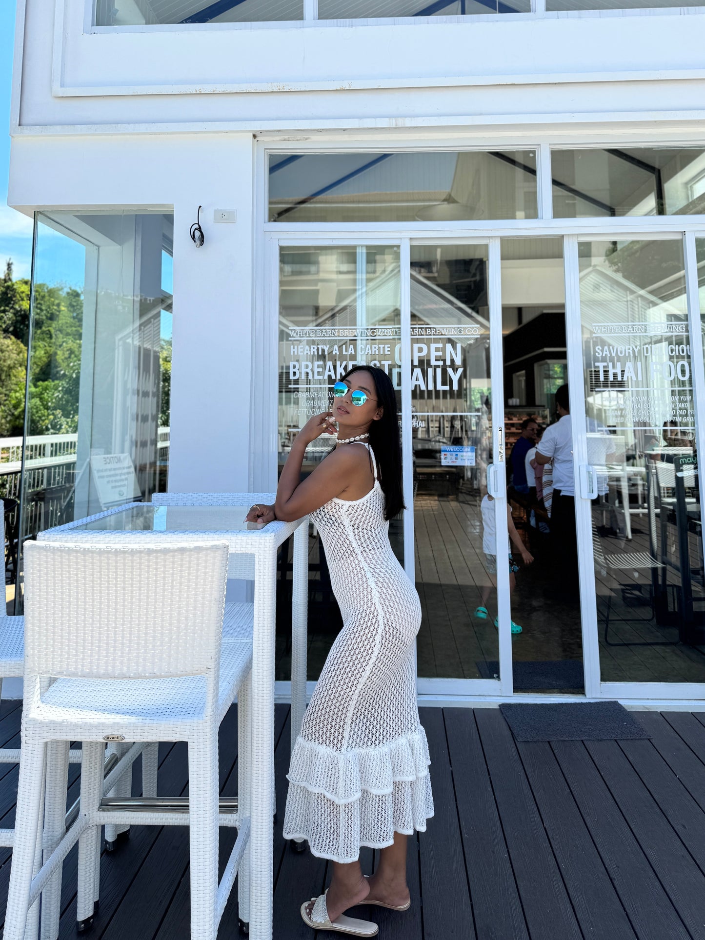 Ripple Romance Knitted Dress