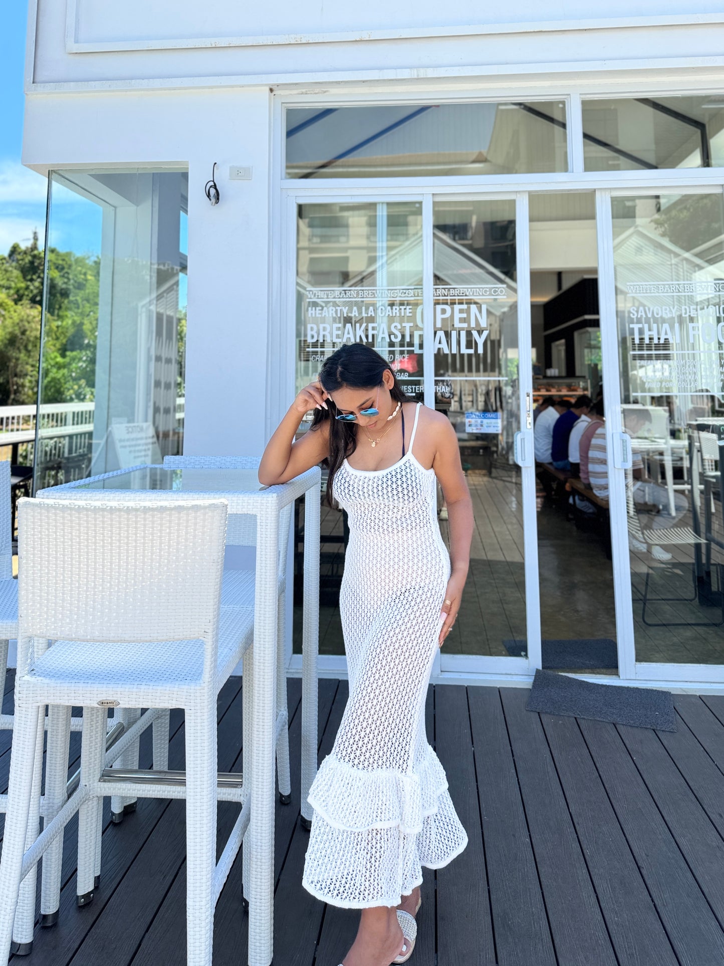 Ripple Romance Knitted Dress