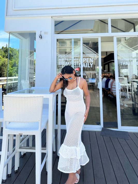 Ripple Romance Knitted Dress