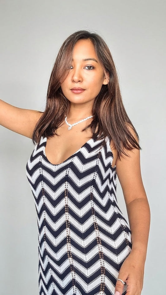 Stormy Stripes Dress