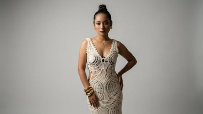 Ivory Sands Maxi Dress