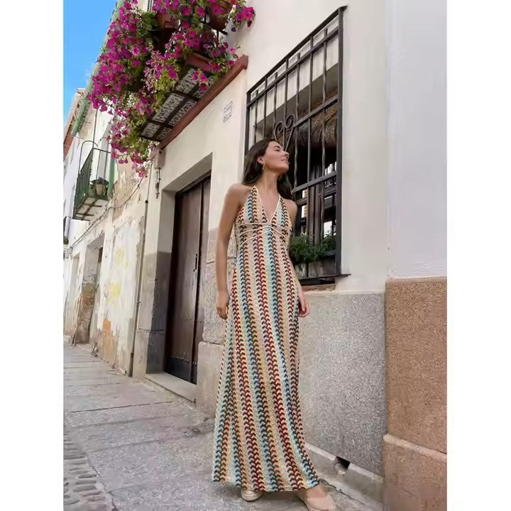 Sunset Shuffle Crochet Dress