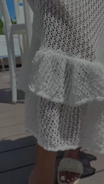 Ripple Romance Knitted Dress